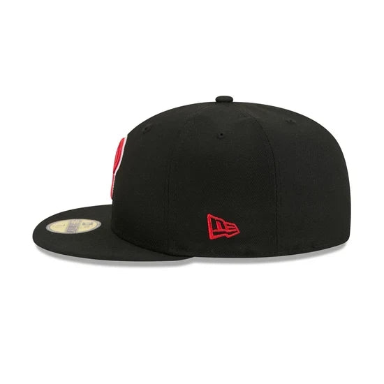 New Era Philadelphia Phillies Black Basic 59FIFTY Fitted product image 4, provided for visual reference and product detail