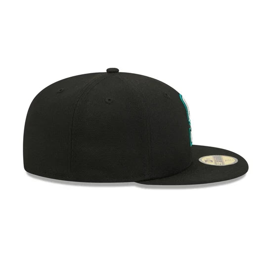 New Era Seattle Mariners Black Basic 59FIFTY Fitted product image 5, provided for visual reference and product detail review