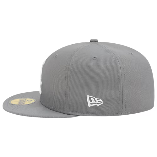 New Era Chicago White Sox Basic Color 59Fifty Fitted Hat-GRAY product image 4, provided for visual reference and product