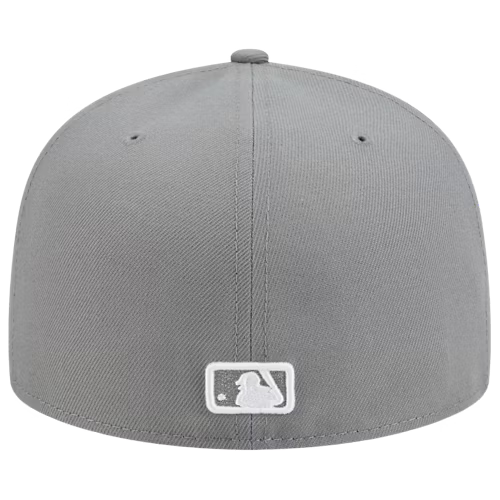 New Era Chicago White Sox Basic Color 59Fifty Fitted Hat-GRAY product image 6, provided for visual reference and product