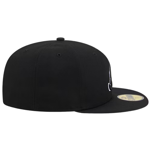 New Era Atlanta Braves Wool 59Fifty Fitted - Black/White product image 5, provided for visual reference and product detail