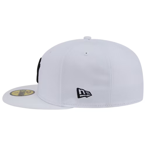 New Era New York Yankees 59FIFTY Fitted Hat - White/Black product image 6, provided for visual reference and product detail