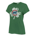Chicago Cubs Women '47 Green Clover Frankie T-Shirt product image 1, provided for visual reference and product detail review