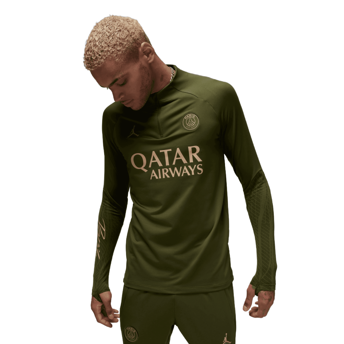 Nike Paris Saint-Germain Strike Fourth Men Dri-FIT Soccer Drill Top product image 1, provided for visual reference and