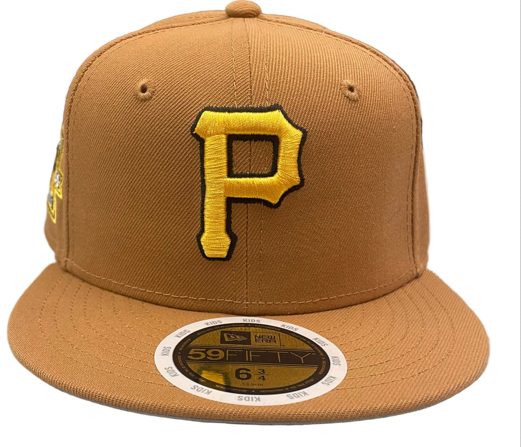 New Era Pittsburgh Pirates Color Pack 59FIFTY Fitted Hat- Light Bronze product image 2, provided for visual reference and