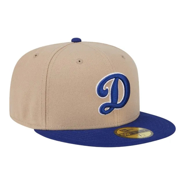 New Era Los Angeles Dodgers 59FIFTY Fitted Hat-Camel product image 1, provided for visual reference and product detail review