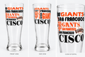 San Francisco Giants 16oz Spirit Pilsner Glass product image 1, provided for visual reference and product detail review
