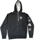 Nike Men Las Vegas Raiders Full-Zip Hoodie-Black product image 1, provided for visual reference and product detail review