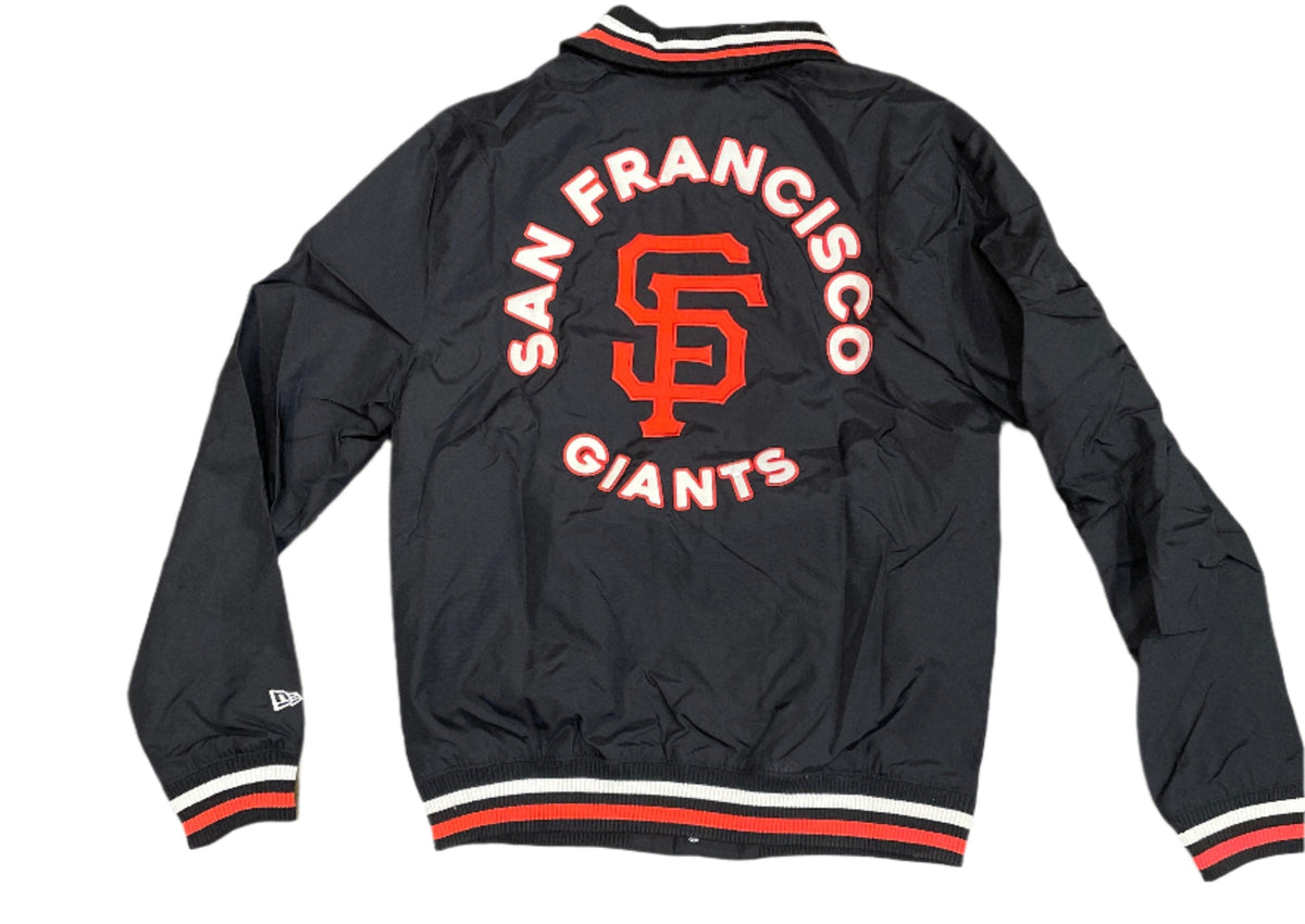 New Era Men San Francisco Giants Throwback Jacket product image 2, provided for visual reference and product detail review