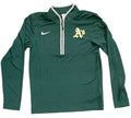 Nike Men Oakland Athletics Performance Quarter-Zip Top product image 1, provided for visual reference and product detail