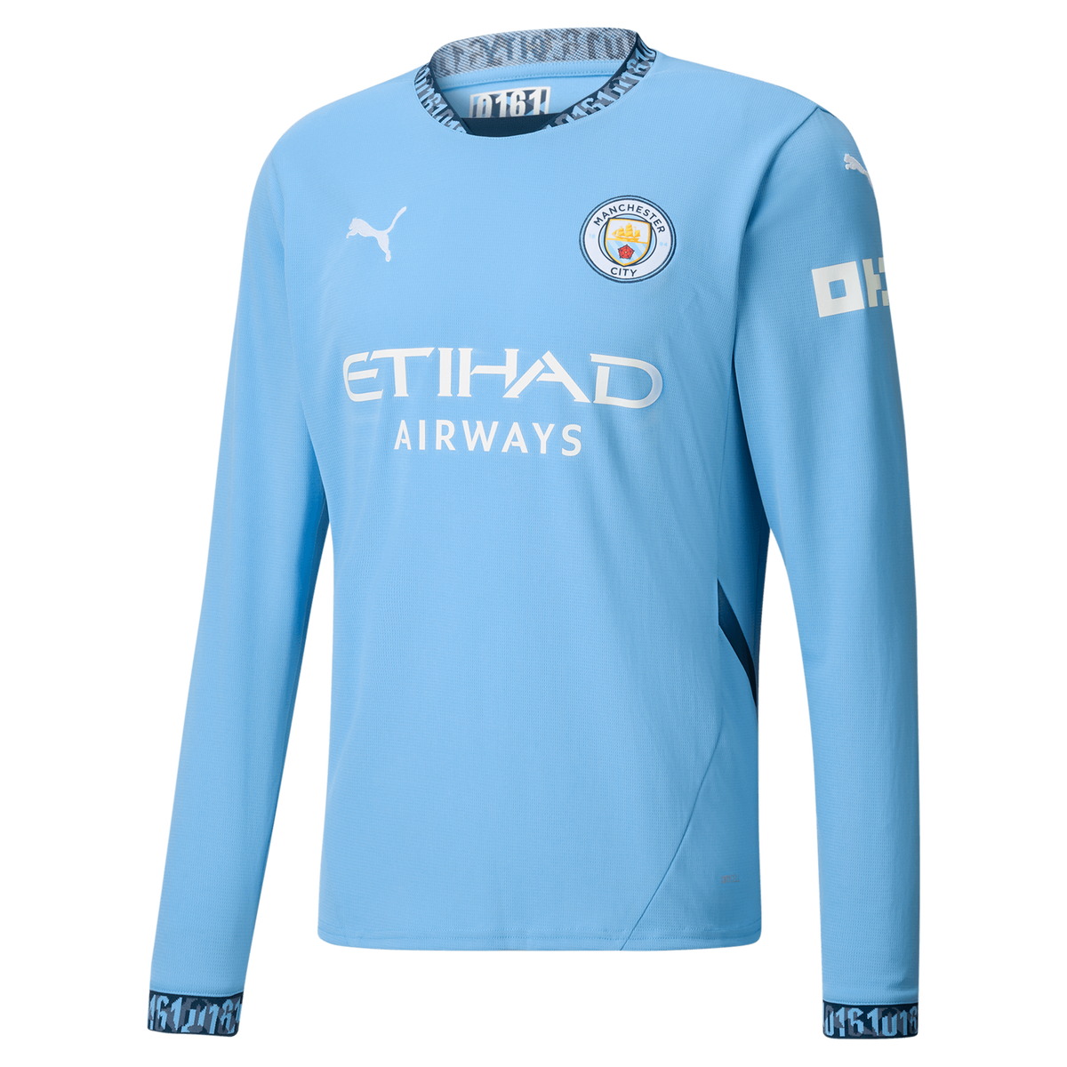Puma Men Manchester City FC Home Stadium Jersey Long Sleeve 24/25 product image 1, provided for visual reference and product