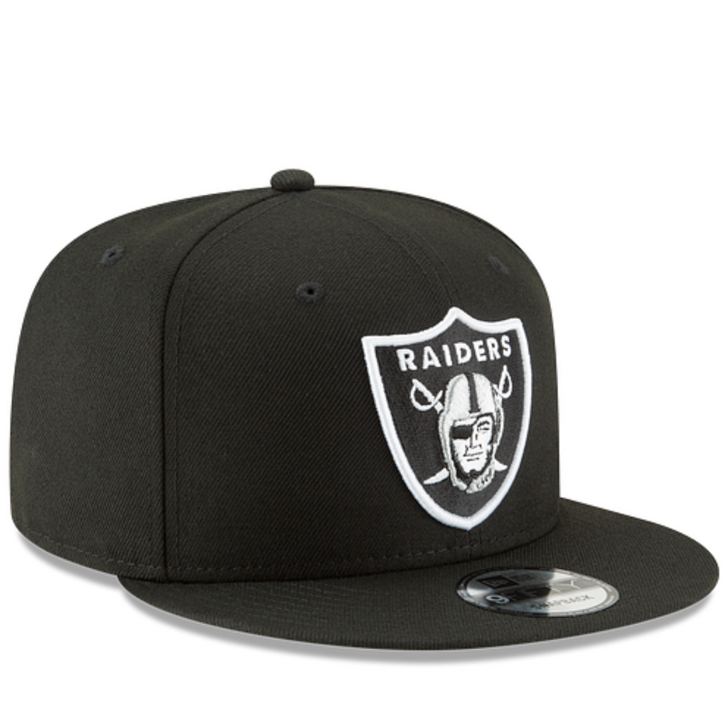 RAIDERS 9FIFTY NFL OTC 9IFTY BASIC COLLECTION Snapback-BLACK product image 3, provided for visual reference and product