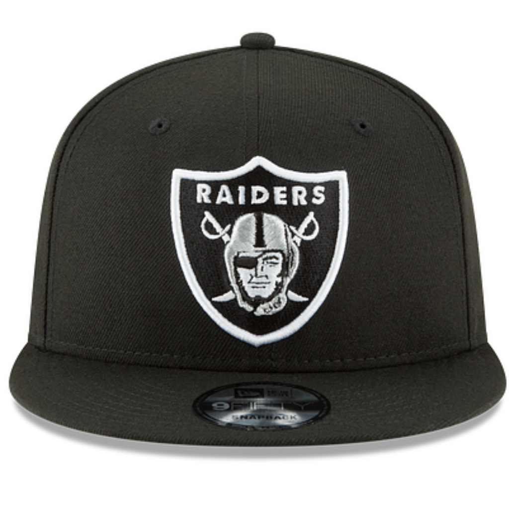 RAIDERS 9FIFTY NFL OTC 9IFTY BASIC COLLECTION Snapback-BLACK product image 2, provided for visual reference and product