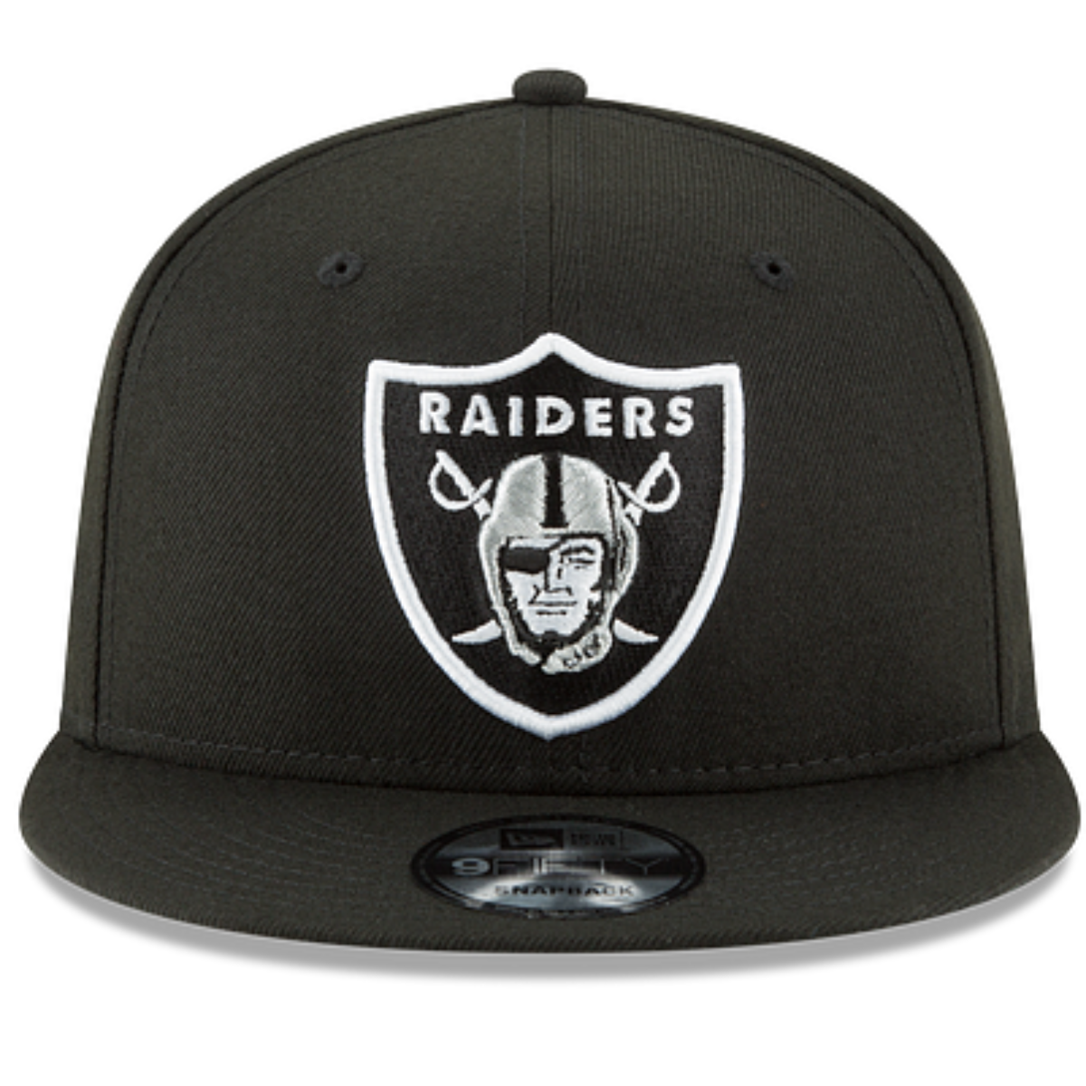 RAIDERS 9FIFTY NFL OTC 9IFTY BASIC COLLECTION Snapback-BLACK product image 2, provided for visual reference and product