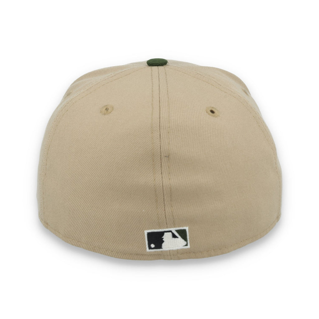 New Era Oakland Athletics 59FIFTY Fitted Hat- Camel product image 6, provided for visual reference and product detail review