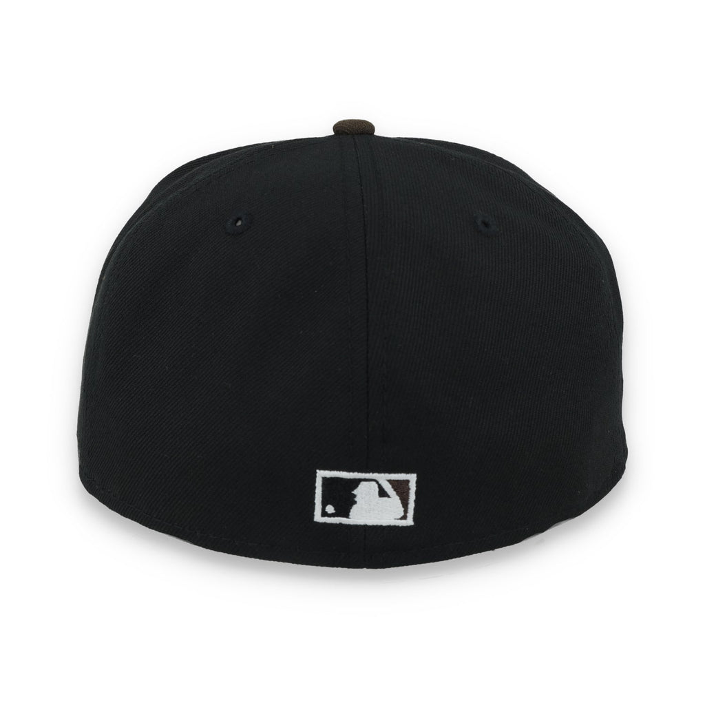 New Era San Francisco Giants 60th Anniversary Side Patch 59IFTY Fitted hat-Black/Brown product image 6, provided for visual