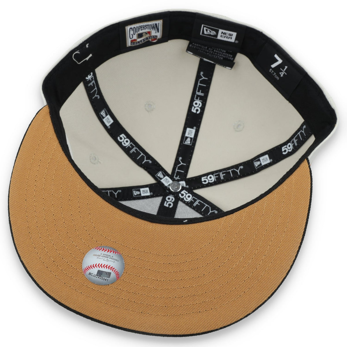 New Era San Francisco Giants 50th Anniversary Side Patch 59IFTY Fitted hat- Chrome product image 7, provided for visual