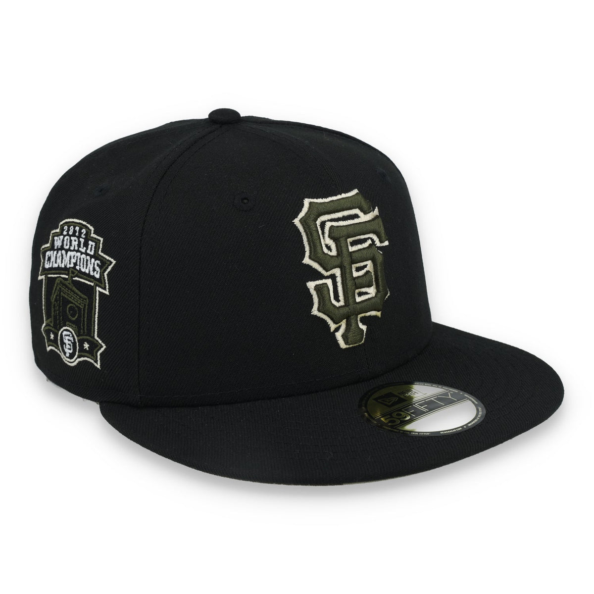 New Era San Francisco Giants 2012 World Series Side Patch 59IFTY Fitted Hat-Black product image 1, provided for visual