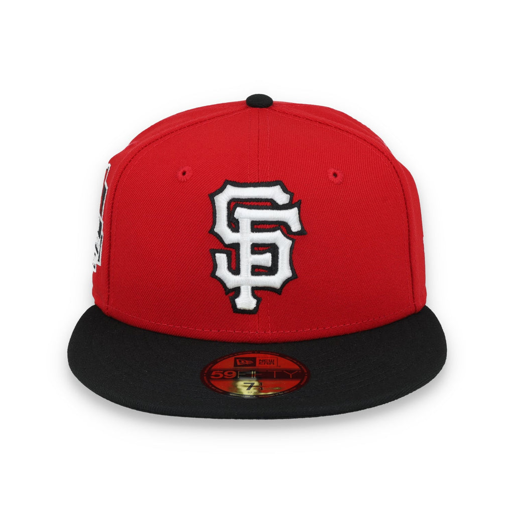 New Era San Francisco Giants 2014 World Series Side Patch 59IFTY Fitted Hat-Red/Black product image 2, provided for visual