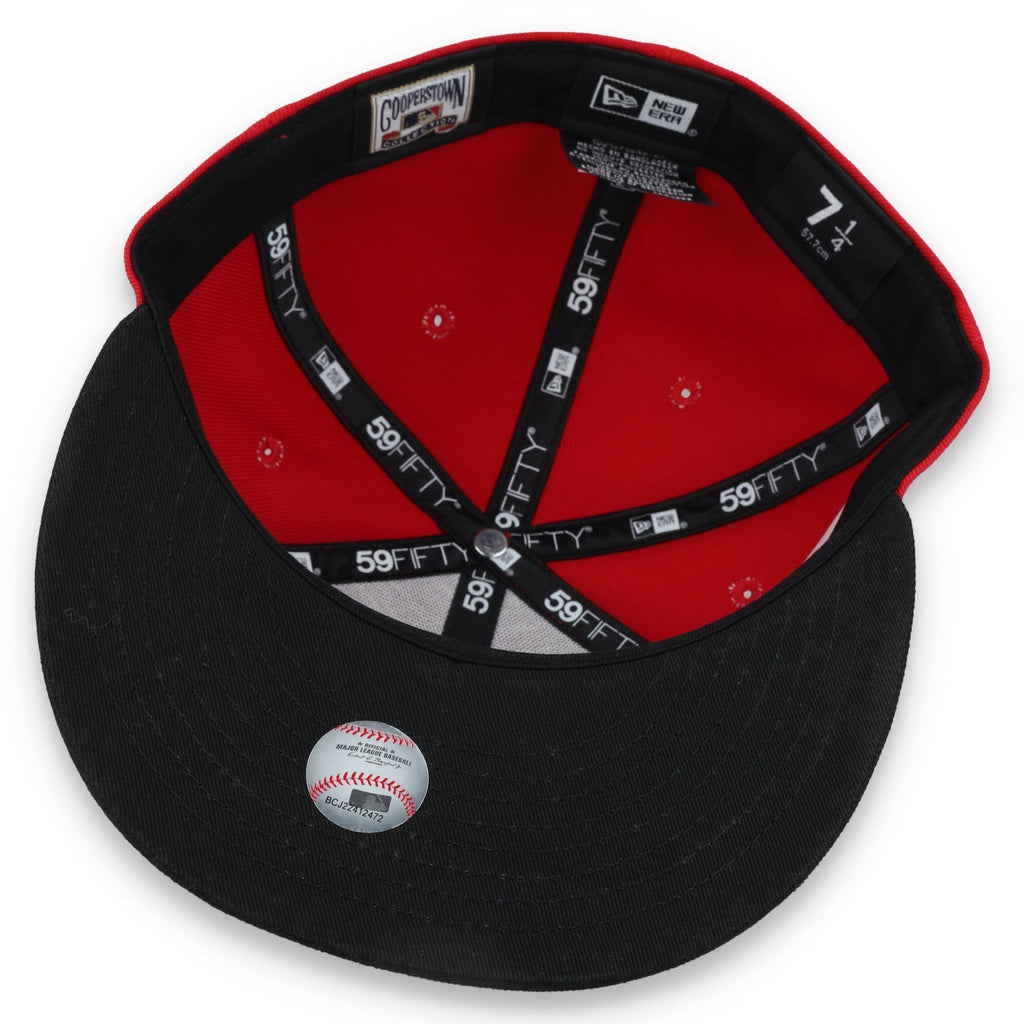 New Era San Francisco Giants 2014 World Series Side Patch 59IFTY Fitted Hat-Red/Black product image 7, provided for visual