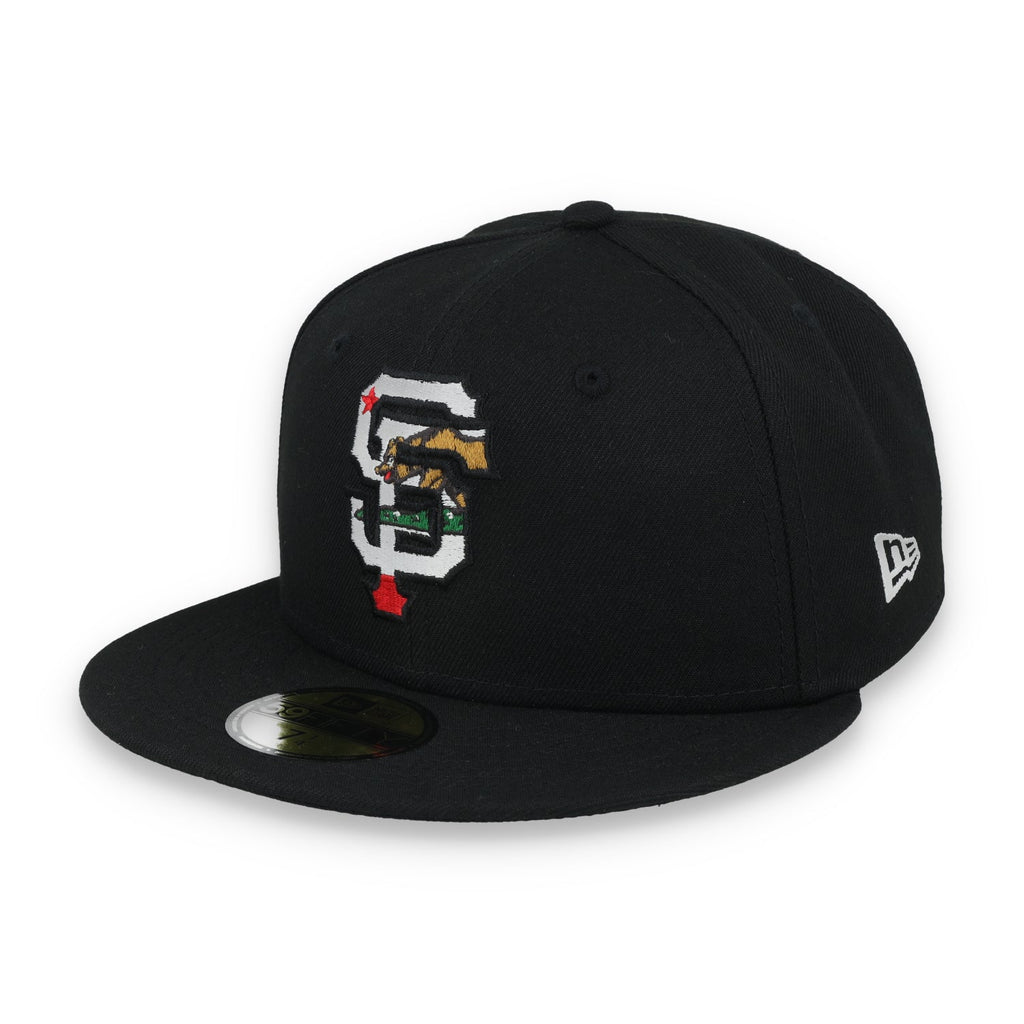 New Era San Francisco Giants 2014 World Series CA Bear Side Patch 59IFTY Fitted Hat-Black product image 2, provided for