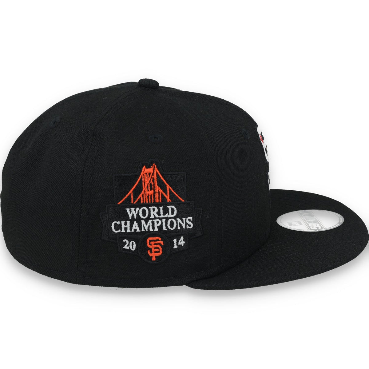New Era San Francisco Giants 2014 World Series CA Bear Side Patch 59IFTY Fitted Hat-Black product image 5, provided for
