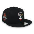 New Era San Francisco Giants 2014 World Series CA Bear Side Patch 59IFTY Fitted Hat-Black product image 1, provided for