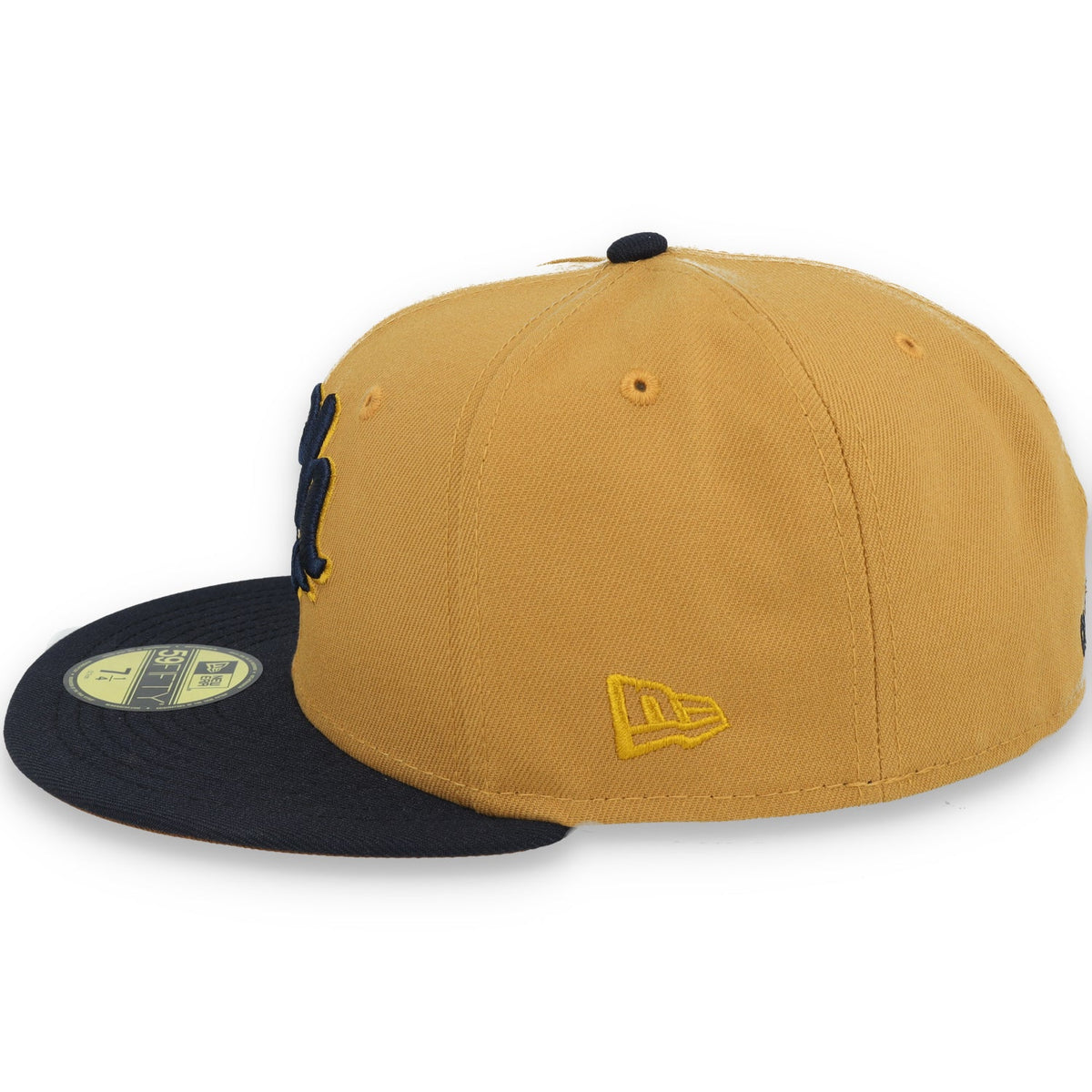 New Era Charros De Jalisco LMP 59FIFTY Fitted Hat-Brown/Navy product image 4, provided for visual reference and product
