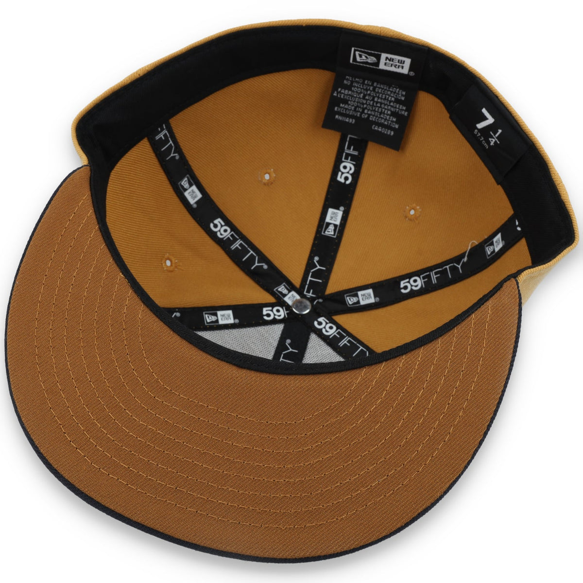 New Era Charros De Jalisco LMP 59FIFTY Fitted Hat-Brown/Navy product image 7, provided for visual reference and product
