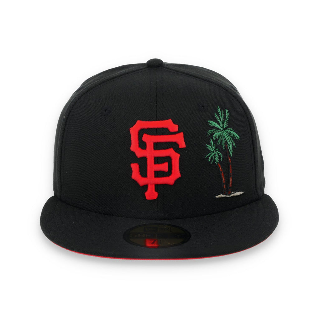 New Era San Francisco Giants Palm Tree 59FIFTY Fitted Hat-Black product image 1, provided for visual reference and product