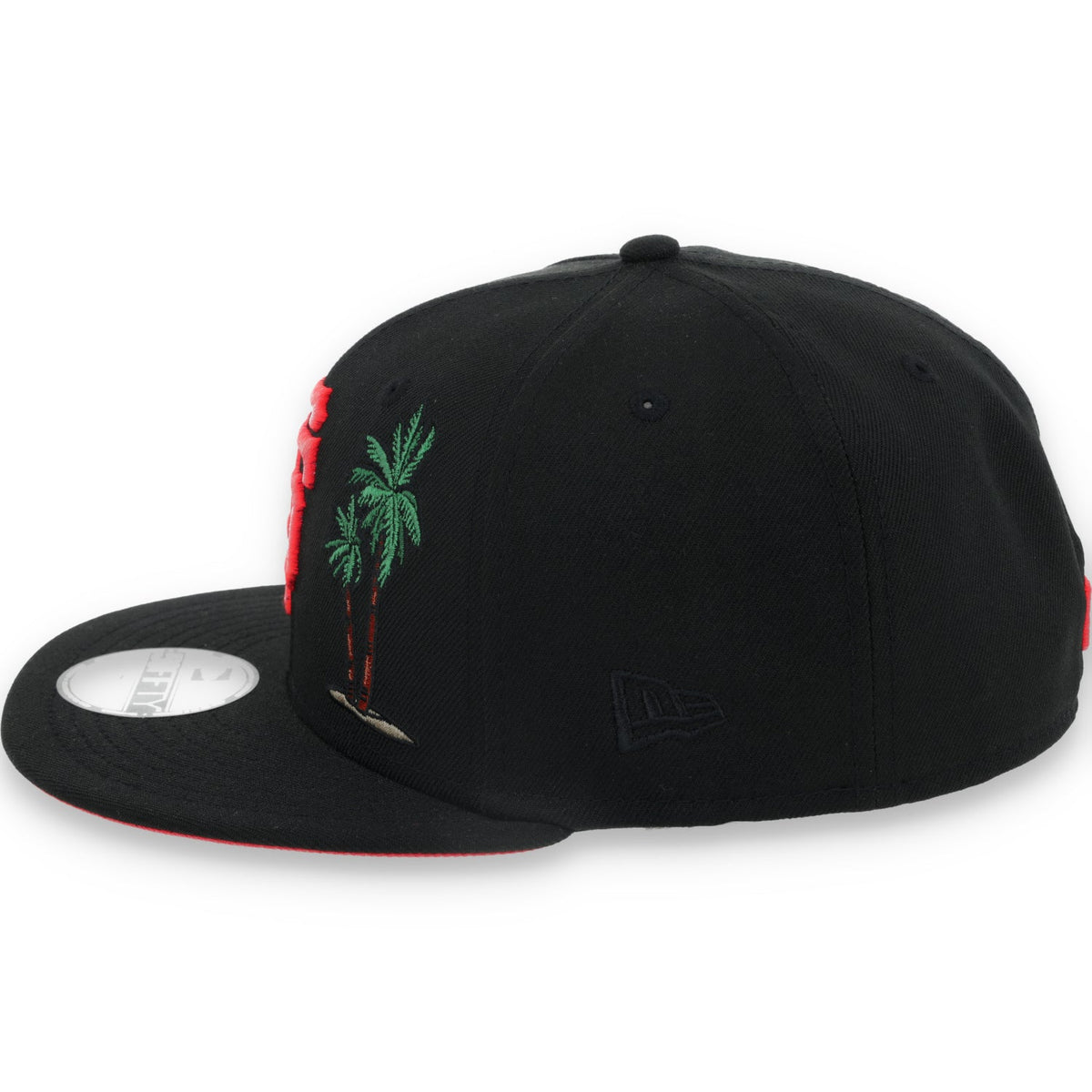 New Era San Francisco Giants Palm Tree 59FIFTY Fitted Hat-Black product image 3, provided for visual reference and product