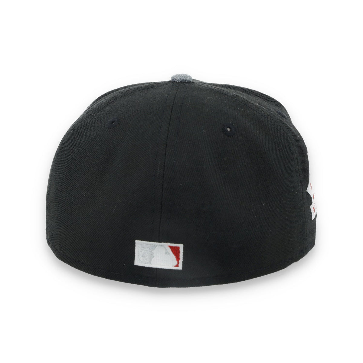 New Era Atlanta Braves 150th Anniversary Series Side Patch Metallic 59FIFTY Fitted Hat- Black/Grey/Red product image 4,