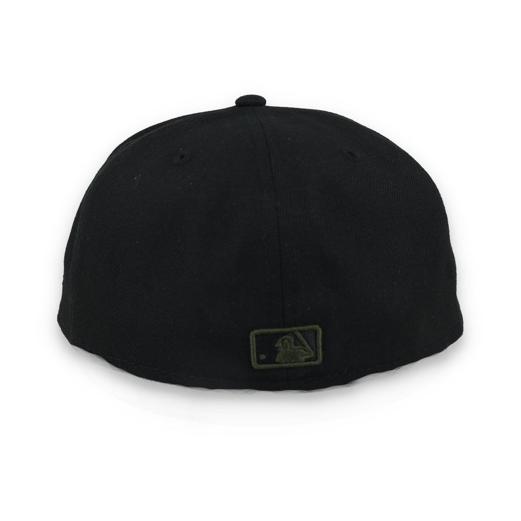 New Era Oakland Athletics Side Script 59FIFTY FITTED HAT-BLK WOOD product image 5, provided for visual reference and product