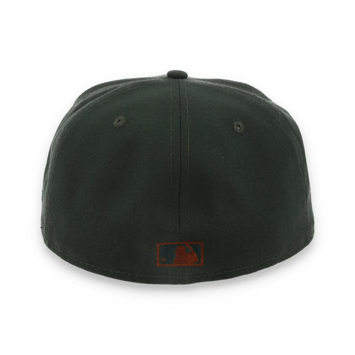 New Era Oakland Athletics 50th Anniversary Patch 59FIFTY Fitted Hat-Dark Seaweed/Peanut product image 5, provided for visual