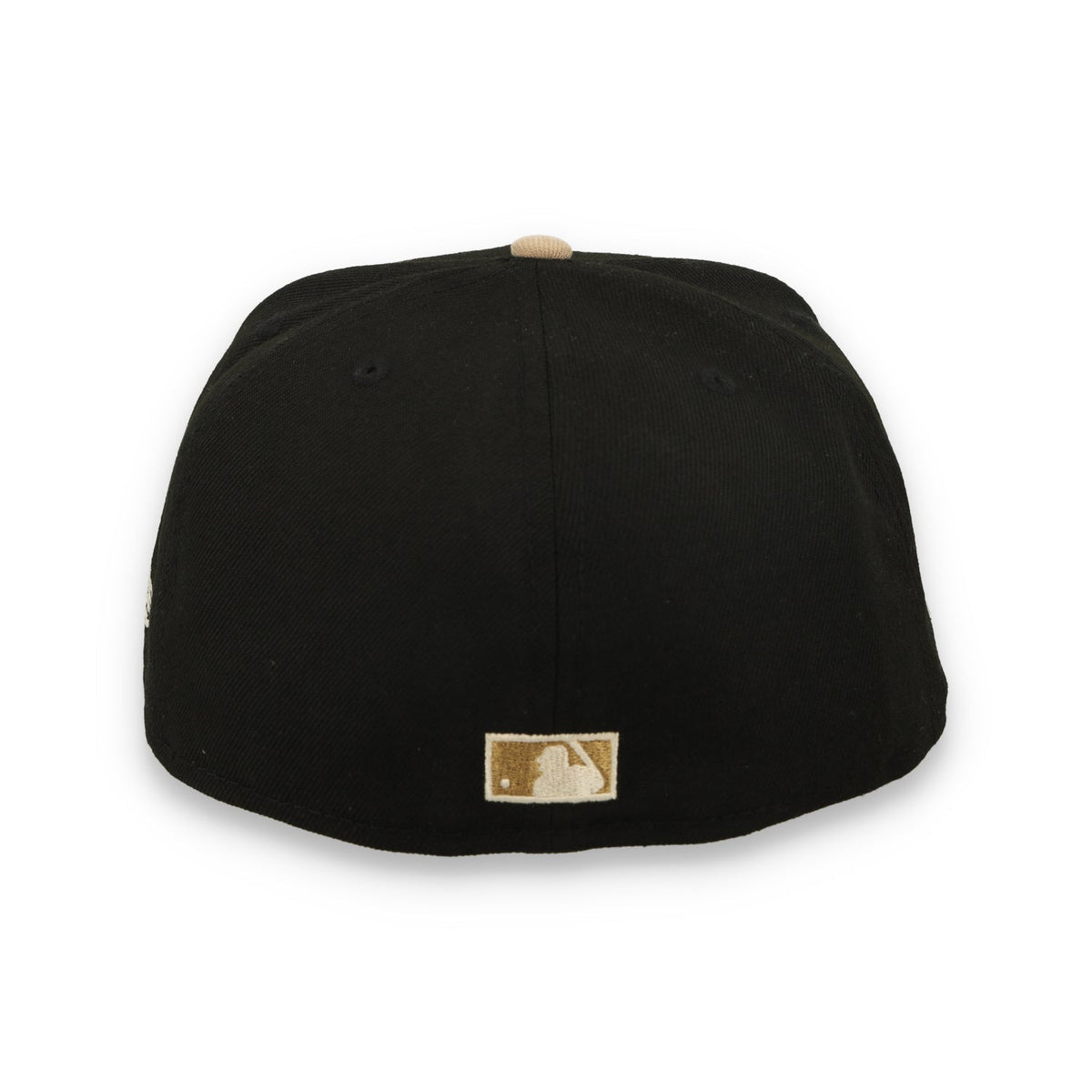 New Era San Francisco Giants 60th Anniversary Side Patch 59FIFTY Fitted Hat-Black/Camel product image 5, provided for visual