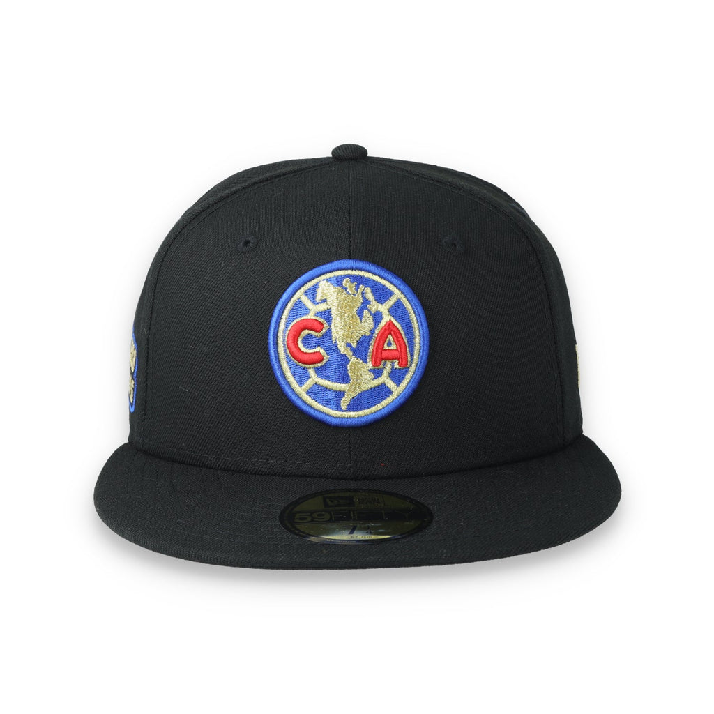 New Era Club America Est. 1916 Side Patch 59FIFTY Fitted Hat-Black/Gold product image 2, provided for visual reference and