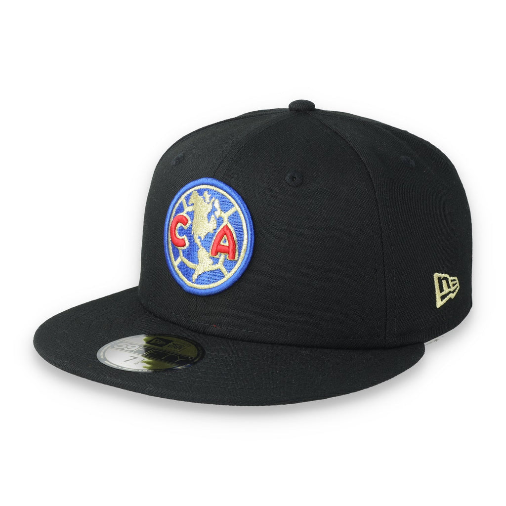 New Era Club America Est. 1916 Side Patch 59FIFTY Fitted Hat-Black/Gold product image 3, provided for visual reference and