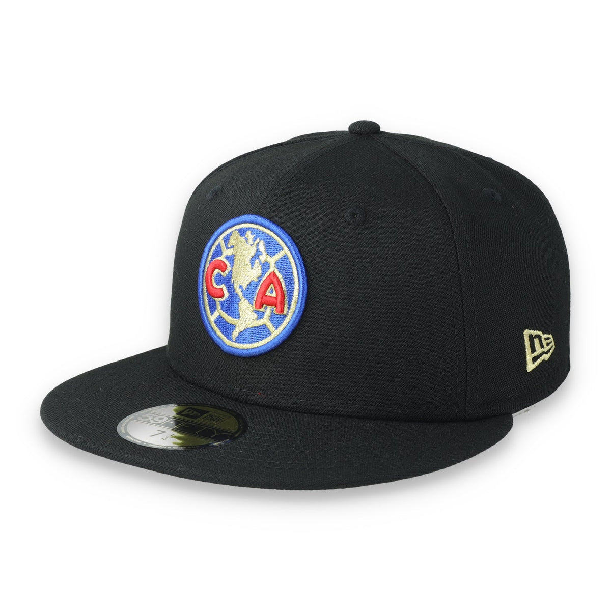 New Era Club America Est. 1916 Side Patch 59FIFTY Fitted Hat-Black/Gold product image 3, provided for visual reference and