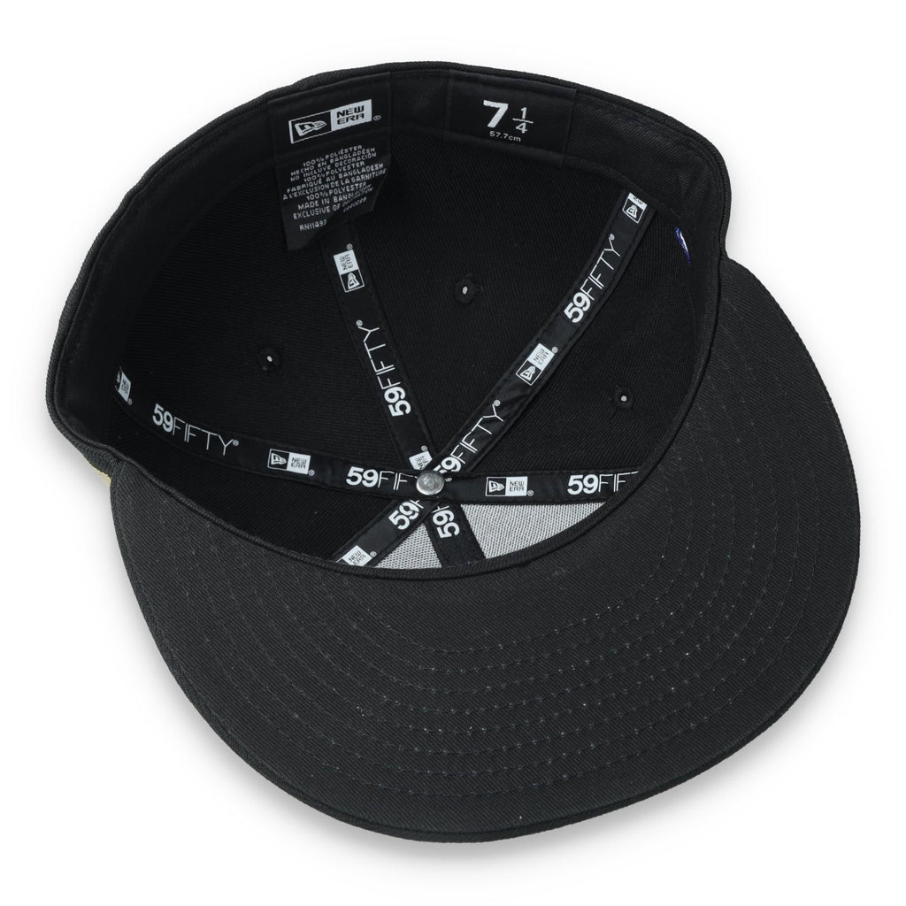 New Era Club America Est. 1916 Side Patch 59FIFTY Fitted Hat-Black/Gold product image 7, provided for visual reference and