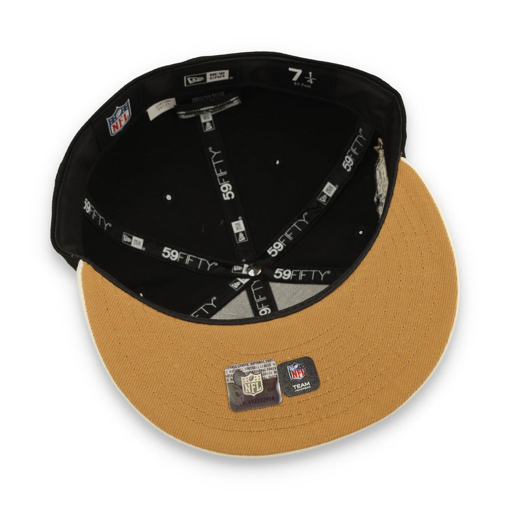 New Era Las Vegas Raiders "50 Years" Side Patch 59Fiftyfitted - Red/Cream product image 7, provided for visual reference and