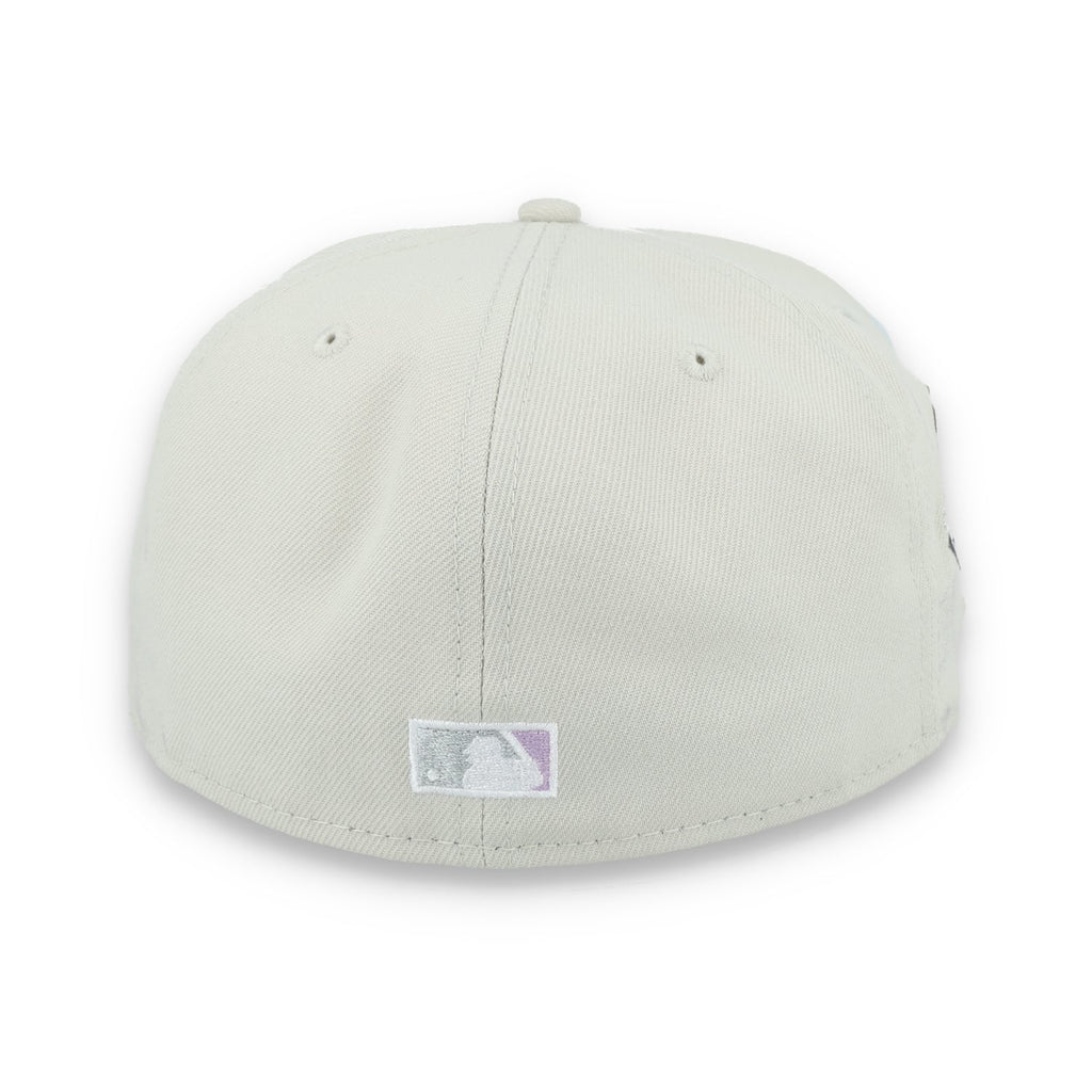 New Era Houston Astros Floral Side Patch 59FIFTY Fitted Hat-Stone/Lavender product image 5, provided for visual reference