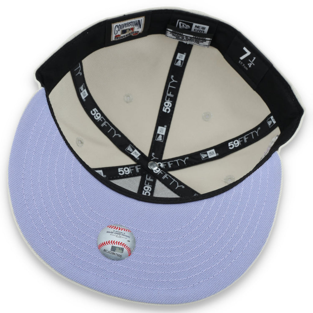 New Era Houston Astros Floral Side Patch 59FIFTY Fitted Hat-Stone/Lavender product image 7, provided for visual reference