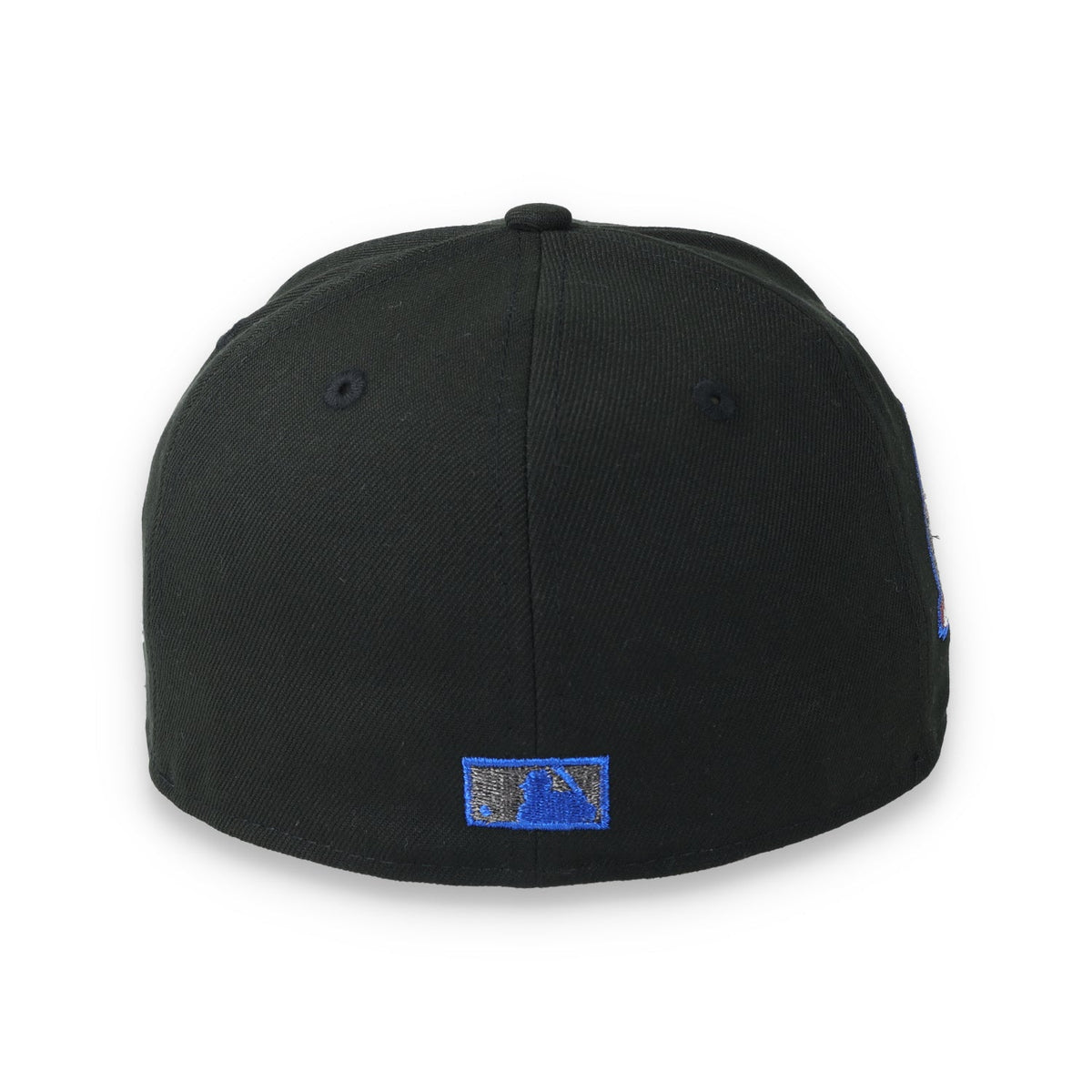 New Era Los Angeles Dodgers 60th Anniversary Side Patch 59FIFTY Fitted Hat-Metallic Grey/Black product image 4, provided for