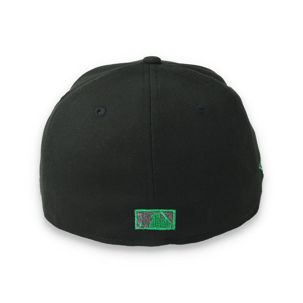 New Era Oakland Athletics 25th Anniversary Side Patch 59FIFTY Fitted Hat-Metallic Grey/Black product image 6, provided for