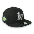 New Era Oakland Athletics 25th Anniversary Side Patch 59FIFTY Fitted Hat-Metallic Grey/Black product image 1, provided for