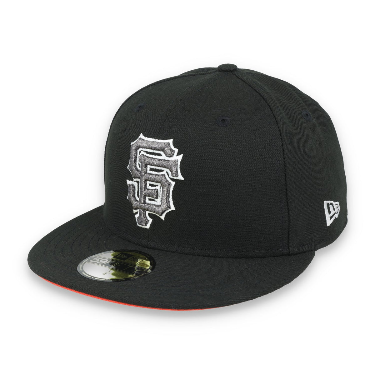 New Era San Francisco Giants 2012 World Series Side Patch 59FIFTY Fitted Hat-Metallic Grey/Black product image 3, provided