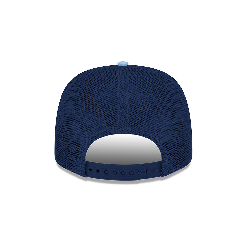 Chicago Cubs New Era 9SEVENTY Navy/Sky Rock Bear Adjustable Trucker Hat product image 4, provided for visual reference and