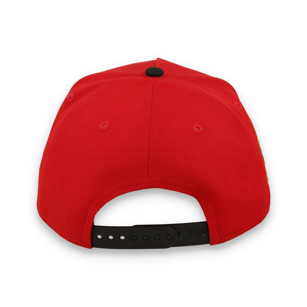 NEW ERA 49ER 60TH SEASON SIDE PATCH 9-FORTY A-FRAME Snapback-RED/BLACK product image 6, provided for visual reference and