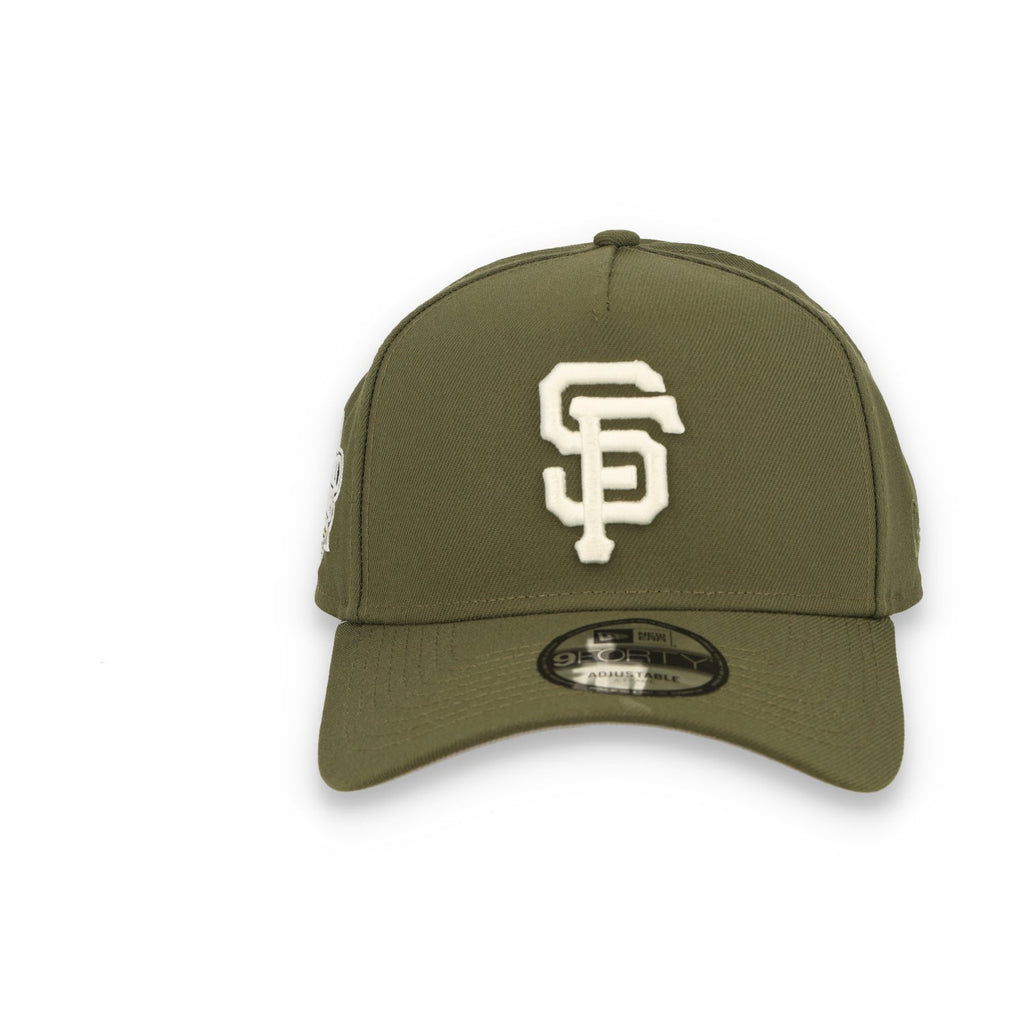 New Era San Francisco Giants 2010 World Series 9FORTY A-Frame Snapback Hat-New Olive product image 3, provided for visual
