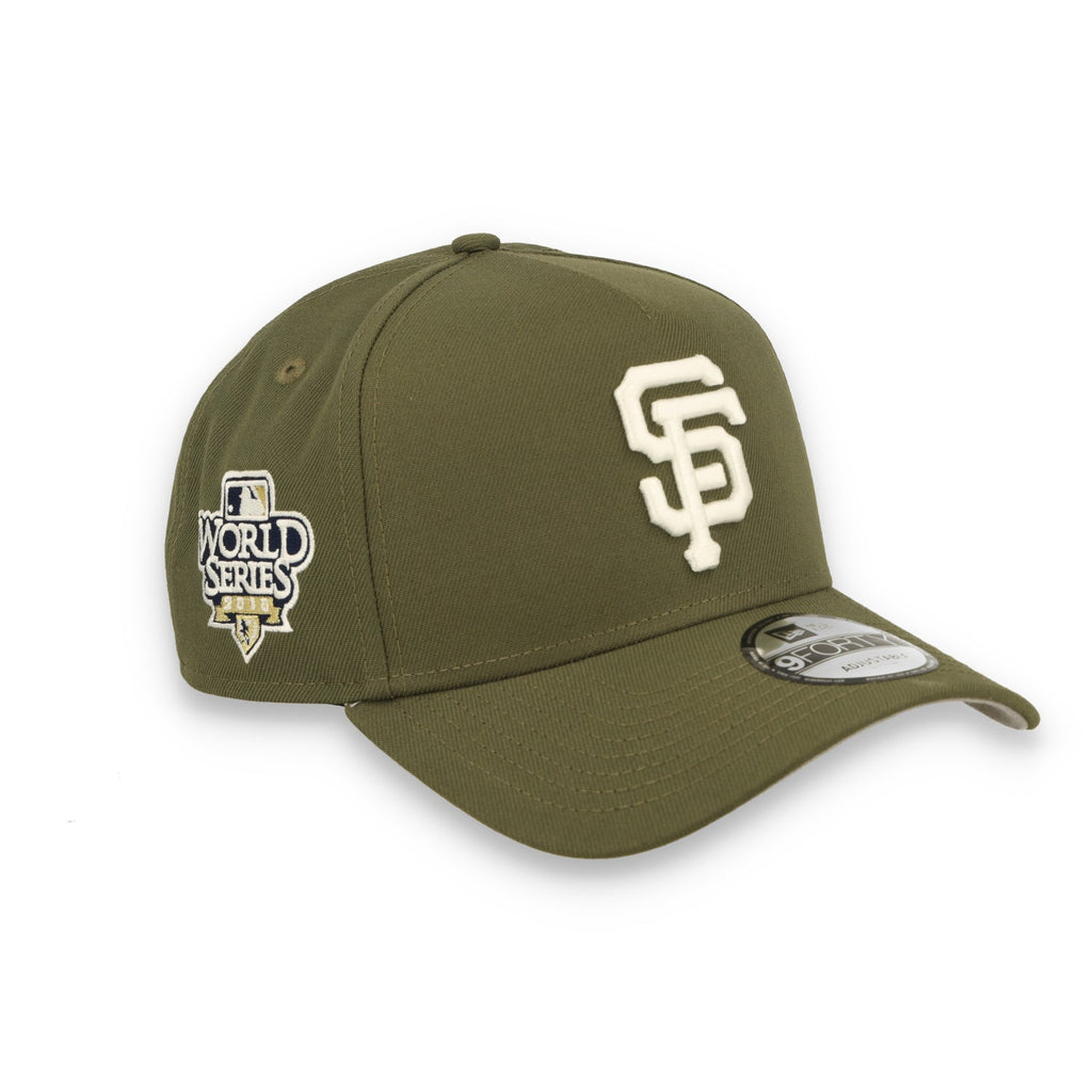 New Era San Francisco Giants 2010 World Series 9FORTY A-Frame Snapback Hat-New Olive product image 1, provided for visual